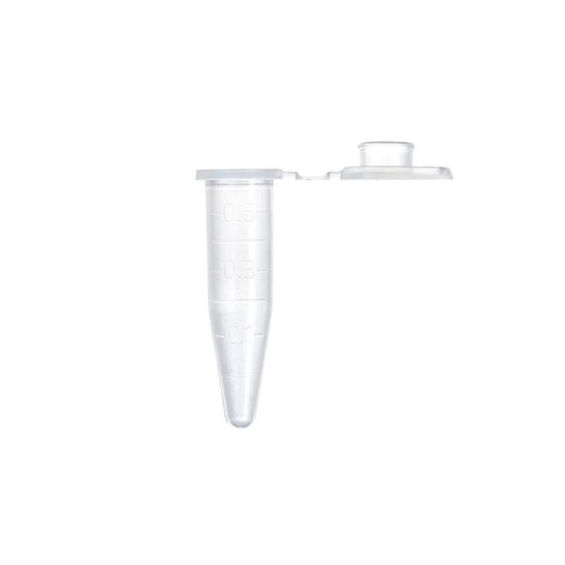 Мікропробірка ПЛР 0,5 мл, тип Eppendorf, з кришкою, з градуюванням